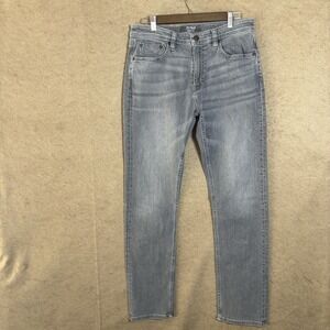 Revtown Jeans Men 33x31 Gray Sharp Straight Leg Stretch Decade Denim - SIZE NOTE